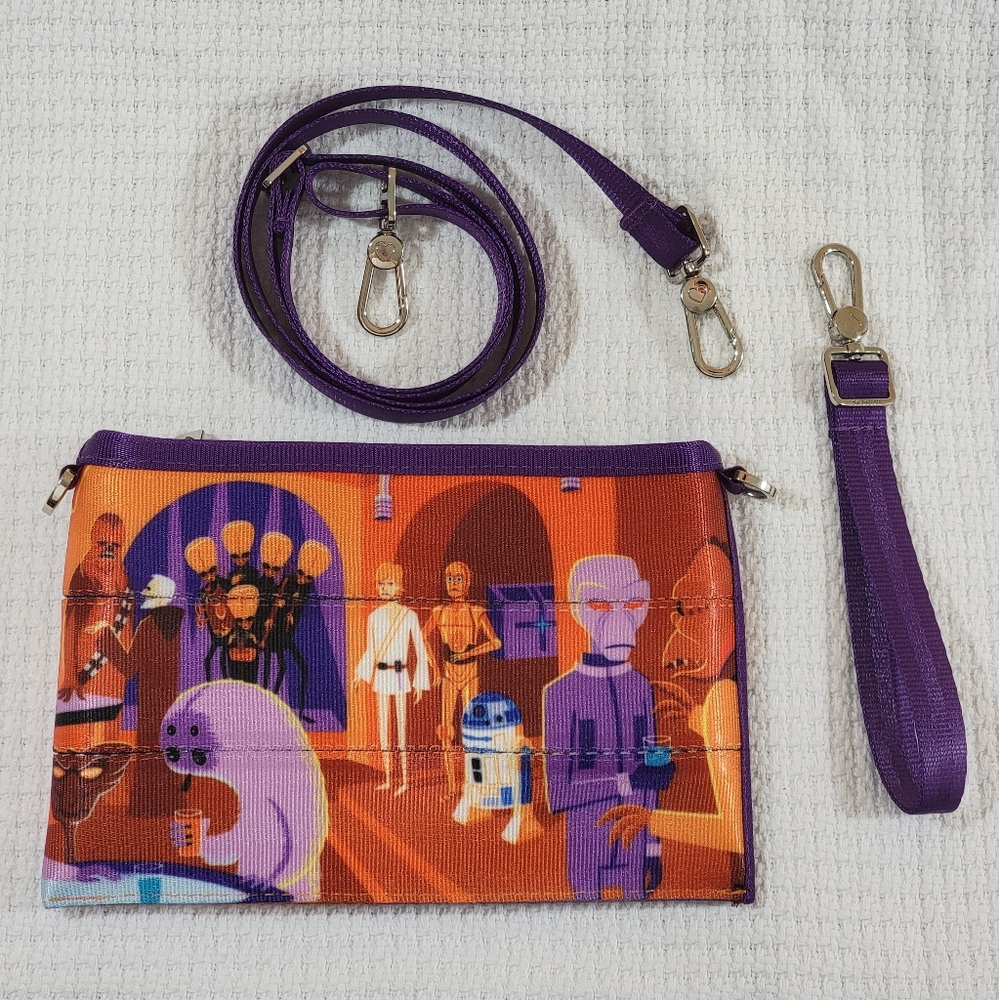 RARE Harveys Star Wars Cantina by Artist Shag Convertible Seatbelt Bag